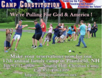  Camp Constitution Annual Family Camp set for July 12-17
