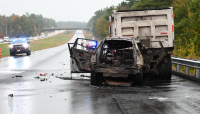 Auburn man, 25, dies in Route 101 crash into dump truck