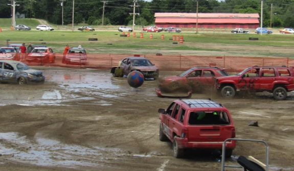 Granite State Fairgoers will definitely get a 'kick' out of car soccer event on Friday
