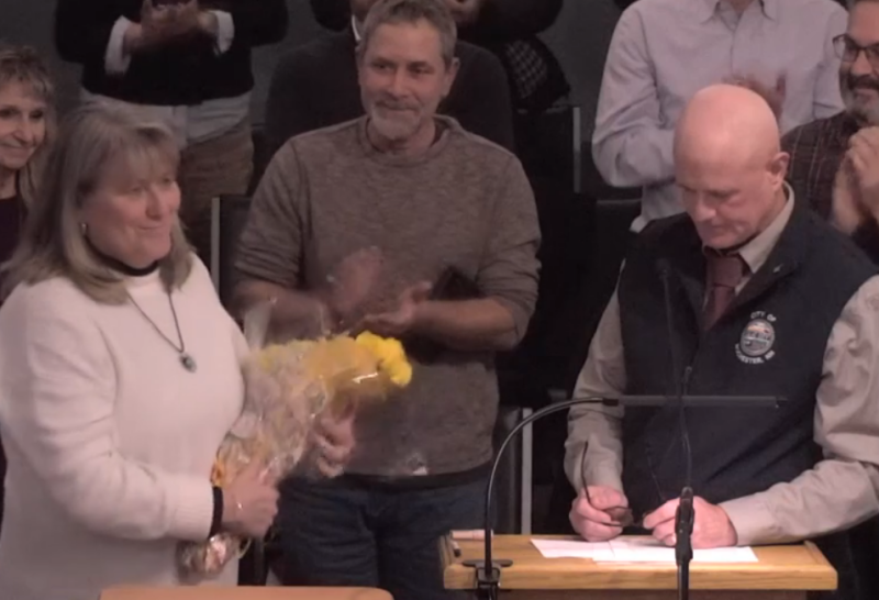 Retiring Deputy DPW Director Lisa Clark gets fond farewell at City Council meeting