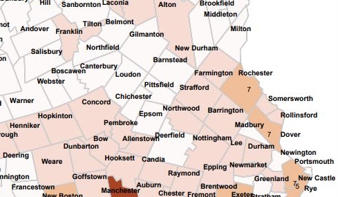 Local cases rise slightly, more dramatic in nearby Rockingham County
