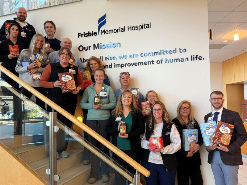 Frisbie, 3 other HCA hospitals donate 2,798 pounds of food to needy during holidays