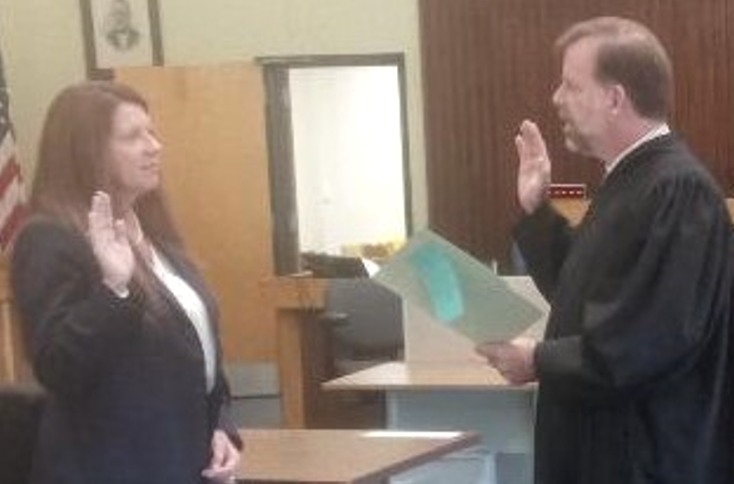 Feliciano takes oath of office the same day lawsuit against her eligibility is filed