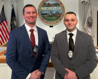 Two officers welcomed to ranks of Rochester Police Department
