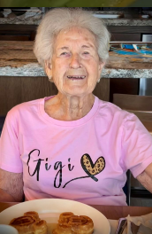 Marion Karcher ... enjoyed knitting, board games; at 99