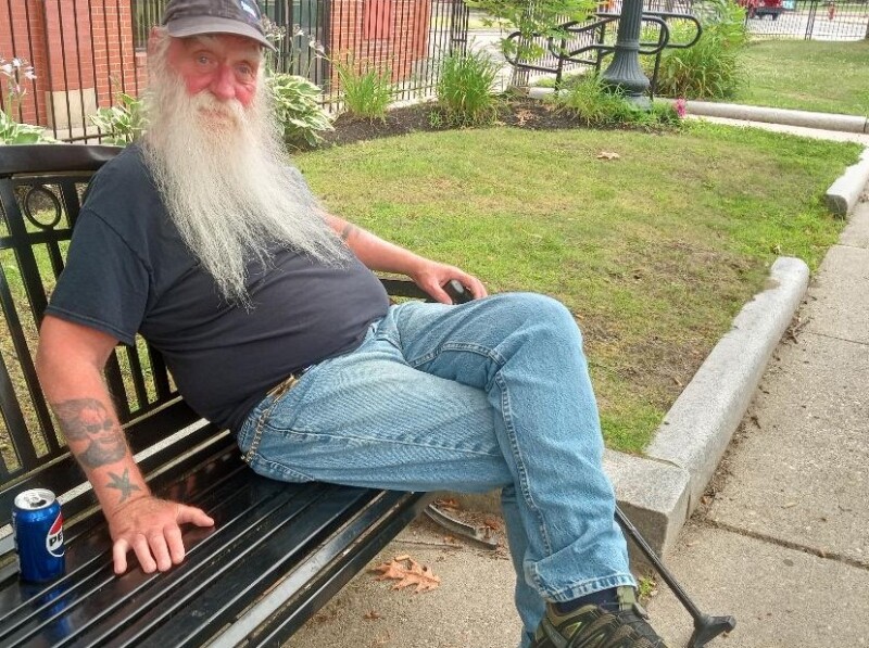 DAYTRIPPER'S DELIGHT: He could be downtown Rochester's No. 1 fan