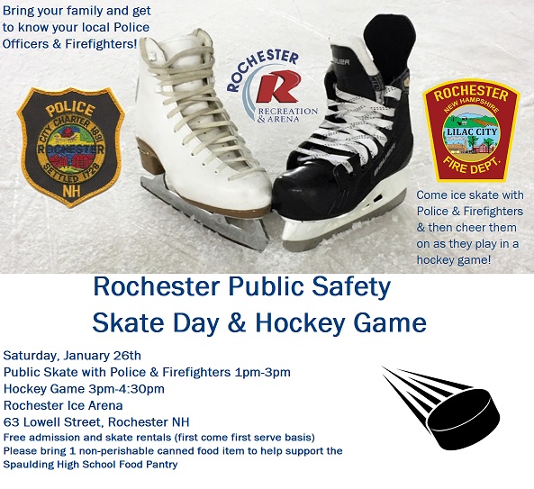 Public Invited To Free Skate Pizza Day At Rochester Ice Arena