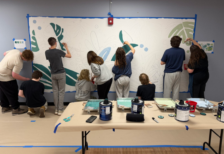 Spaulding students bring new mural to life at Rochester Senior Center