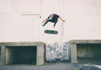 Works of skateboarding aficionado, photographer on display at RMFA